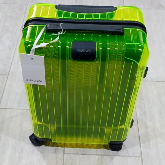 Rimowa essential cabin lime carry on